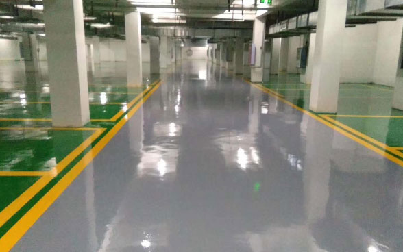 地下停車場環氧砂漿地坪(圖1)